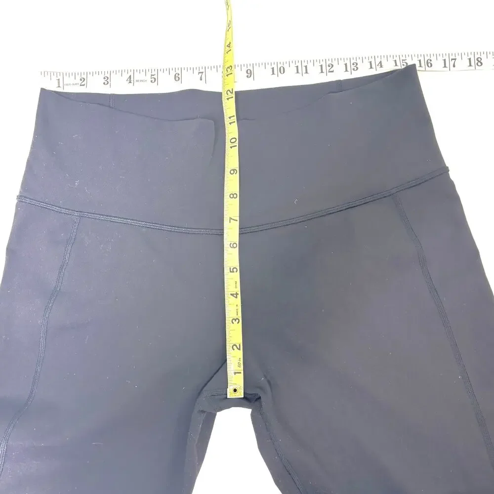 Lululemon Groove High Waist Black Long Leggings 12 - Picture 3 of 10